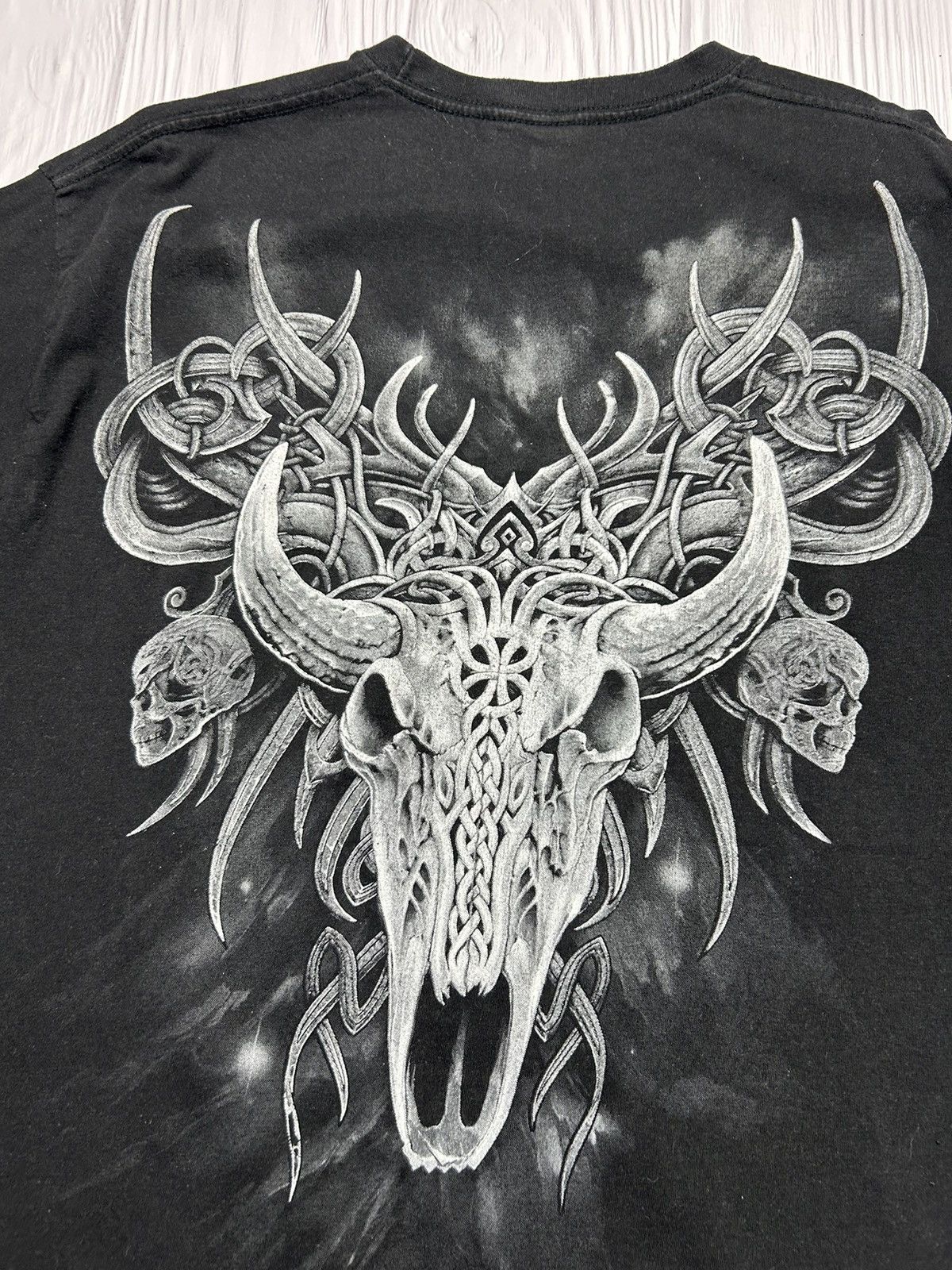 Expert Horror × Vintage Vintage Horror 666 Devil Death T-Shirt Size US XXL / EU 58 / 5 - 10 Thumbnail