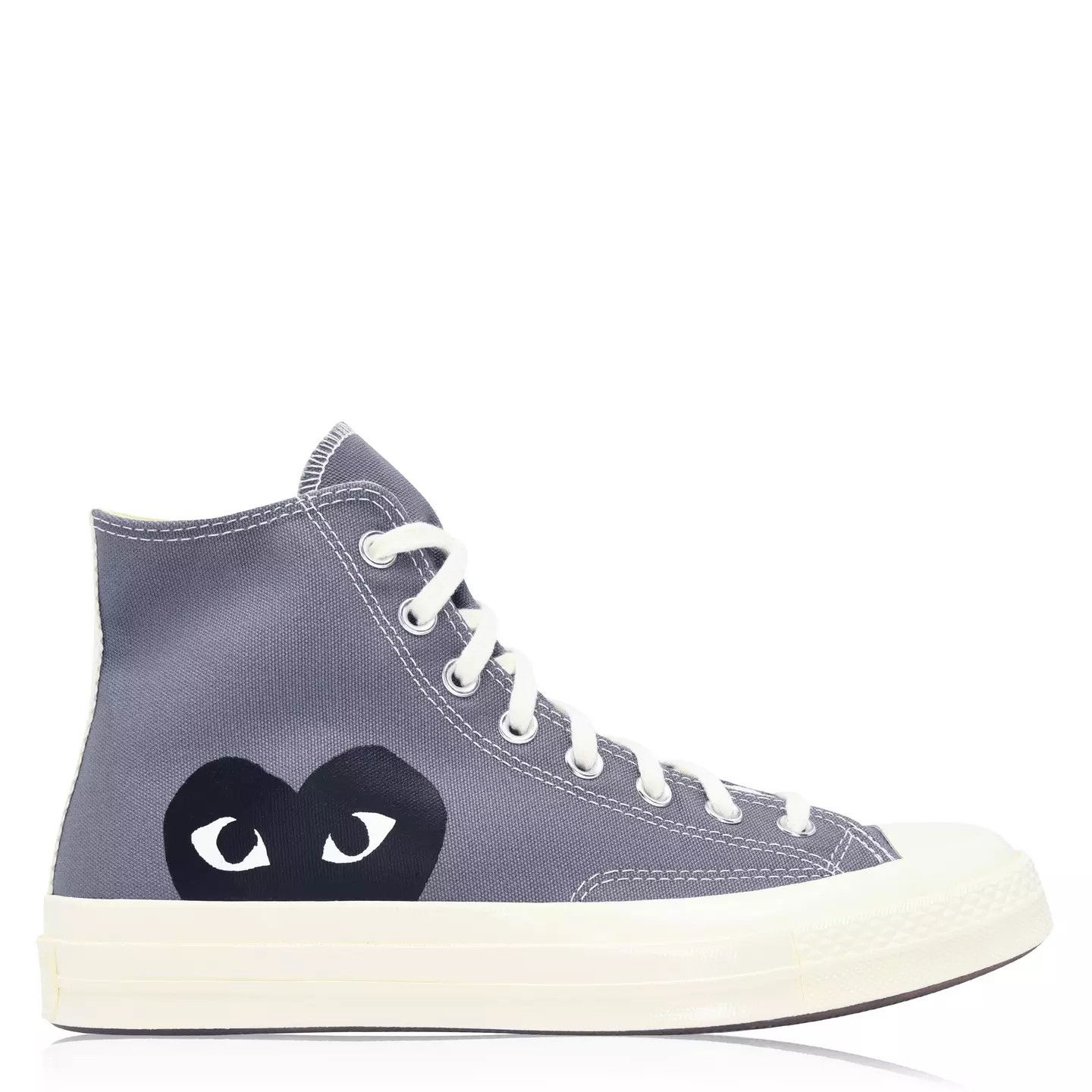 Comme des Garcons PLAY × Converse o1g2r1mq0426 Chuck 70 High-Top Sneakers in Grey Size US 12 / EU 45 - 1 Thumbnail