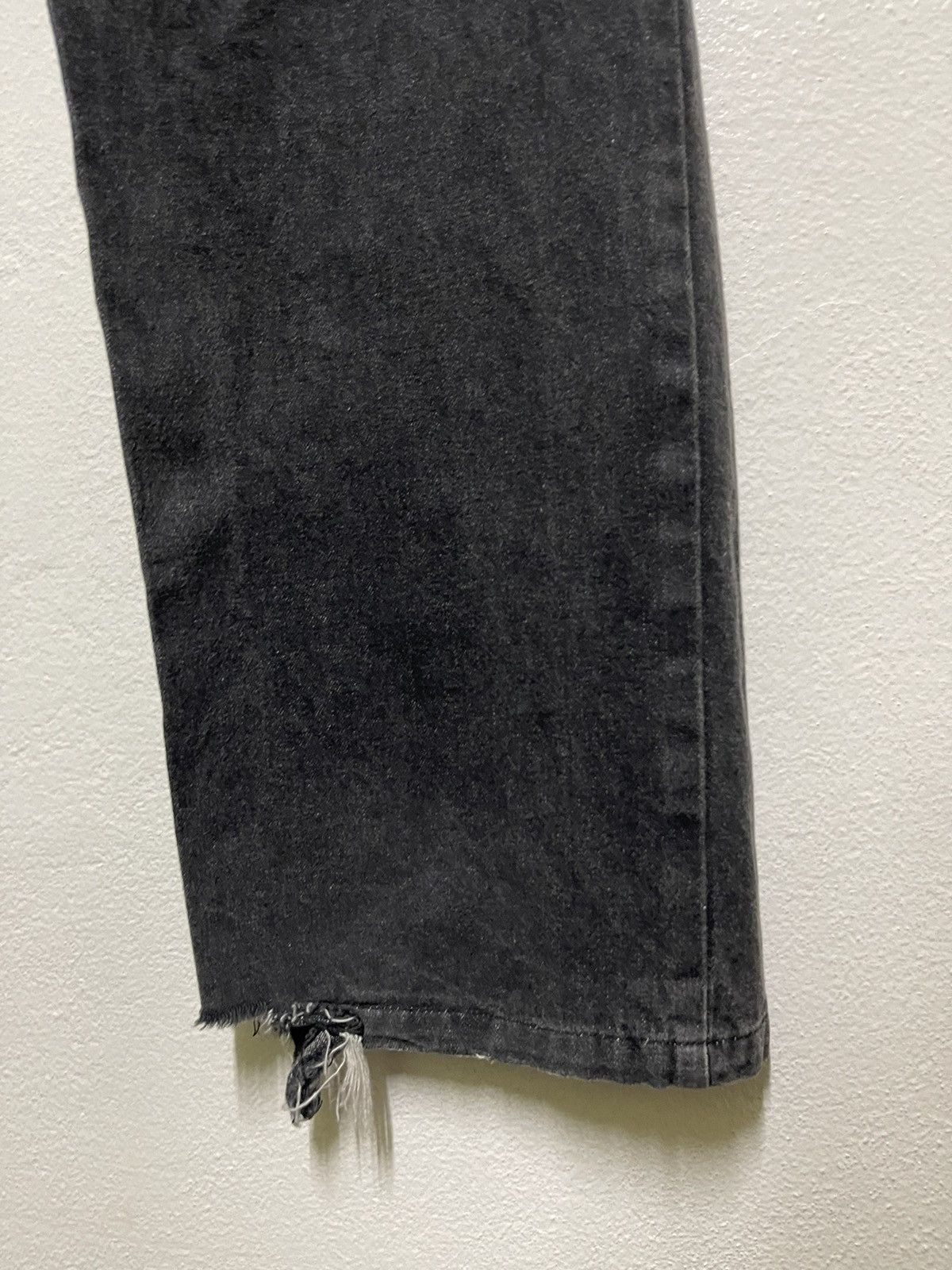 Japanese Brand Super Lovers Black Jeans Size US 31 - 14 Thumbnail