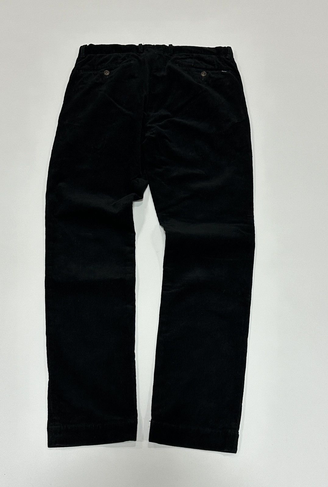 Polo Ralph Lauren Ralph Lauren Stretch Slim Fit Corduroy Trousers Black Pants Size US 32 / EU 48 - 2 Thumbnail