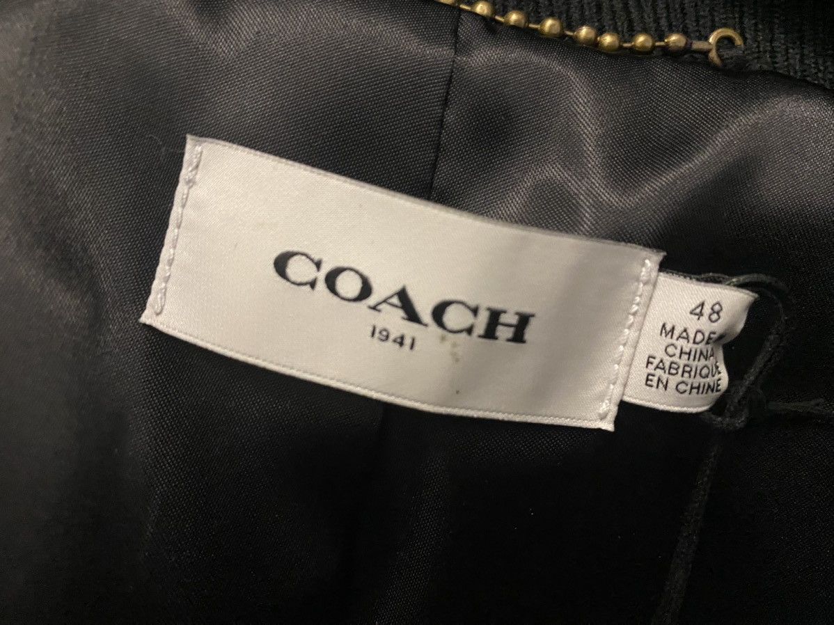 Coach COACH Zipped Varsity Jacket Black/White 38US/48EU NEW W/TAGS Size US M / EU 48-50 / 2 - 11 Thumbnail