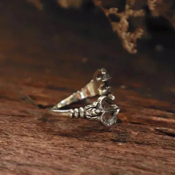 Japanese Brand Poseidon Trident Ring Size ONE SIZE - 4 Thumbnail