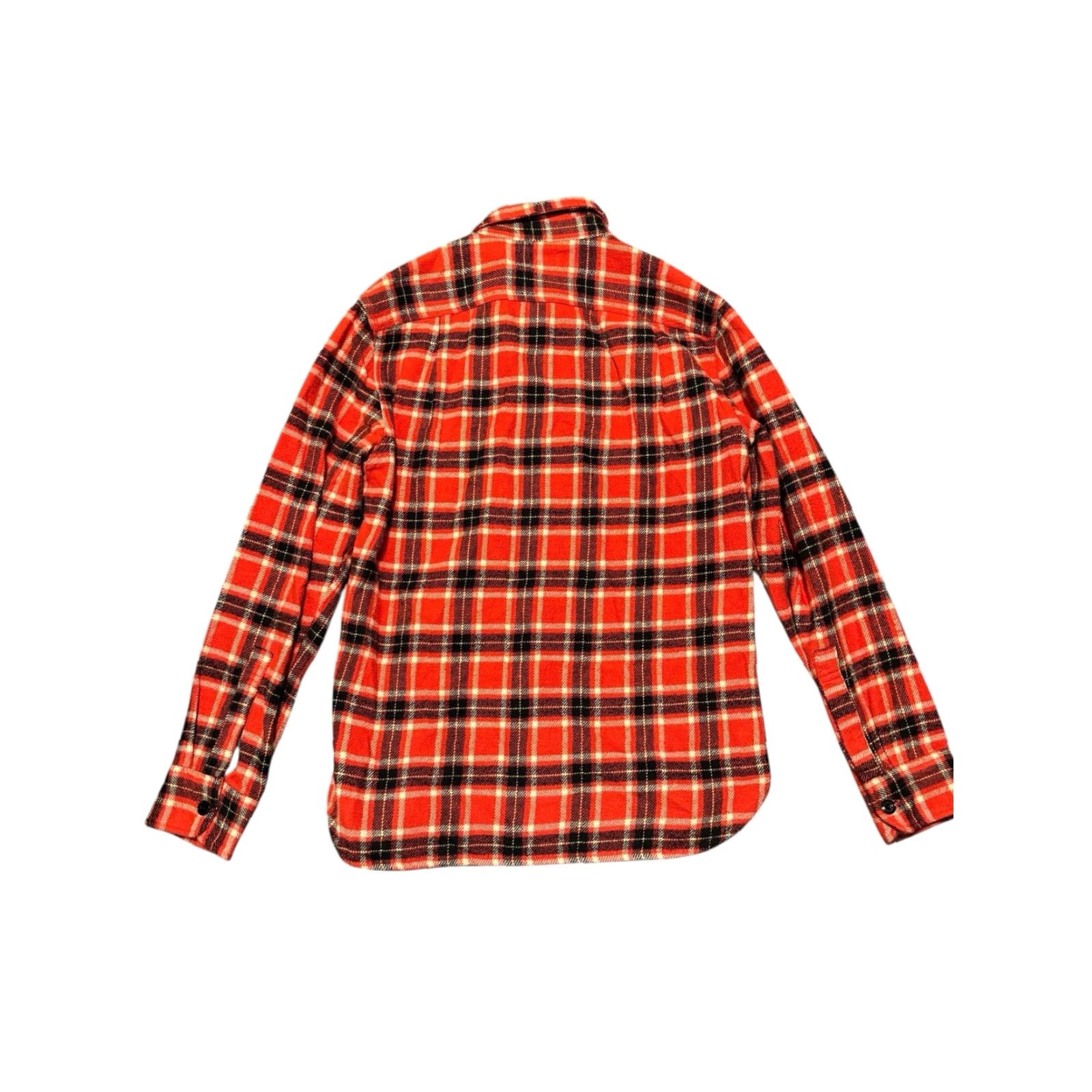 Wallace & Barnes Wallace & Barnes Heavyweight Flannel Shirt Plaid Men S Regular Cotton Multicolor Long Sleeve Button-Up with Pockets Size US S / EU 44-46 / 1 - 6 Thumbnail