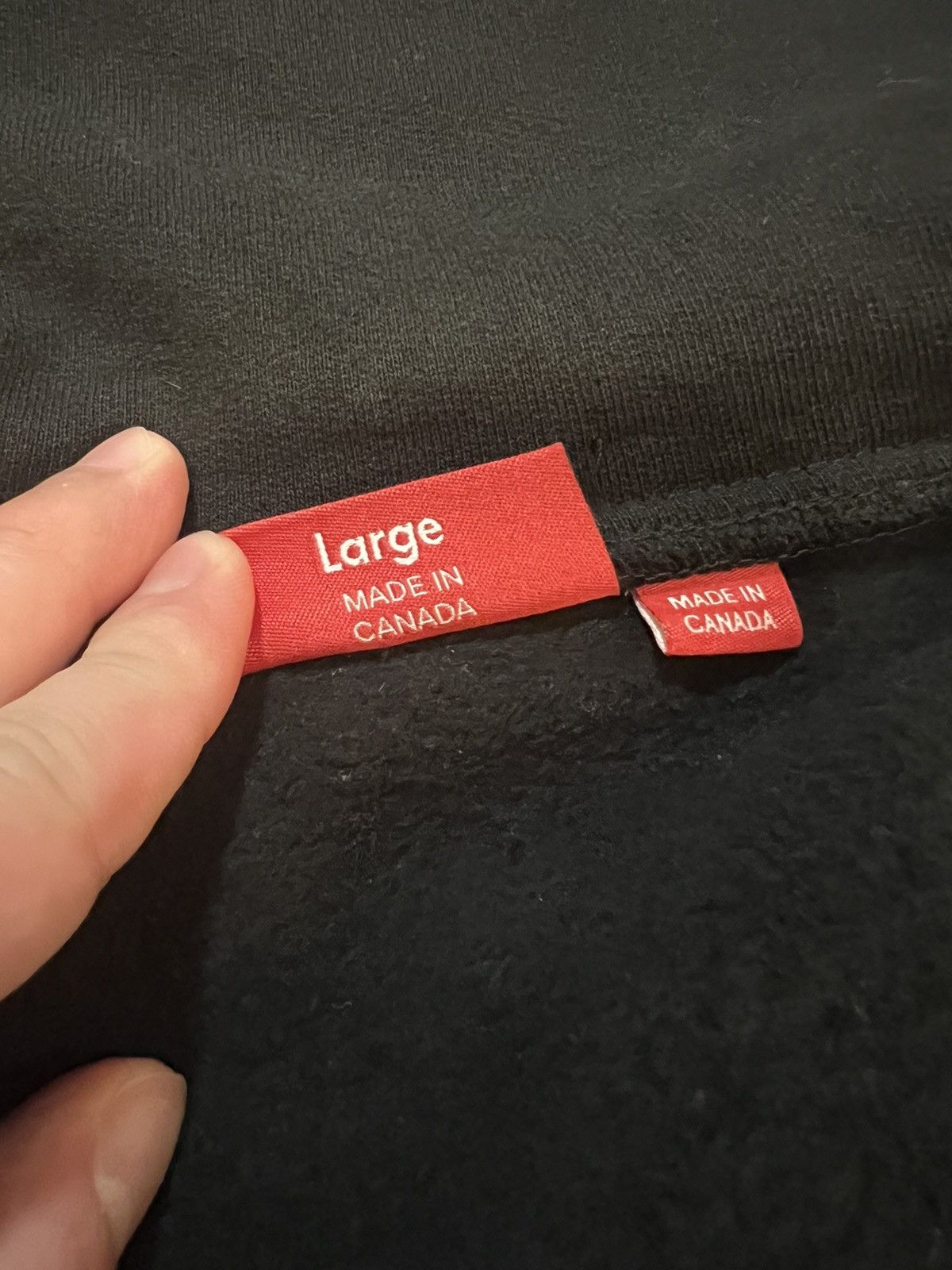 Hypebeast Supreme Split Hood Zip Up Sweater FW16 Black Rare Hoodie Size US L / EU 52-54 / 3 - 6 Thumbnail