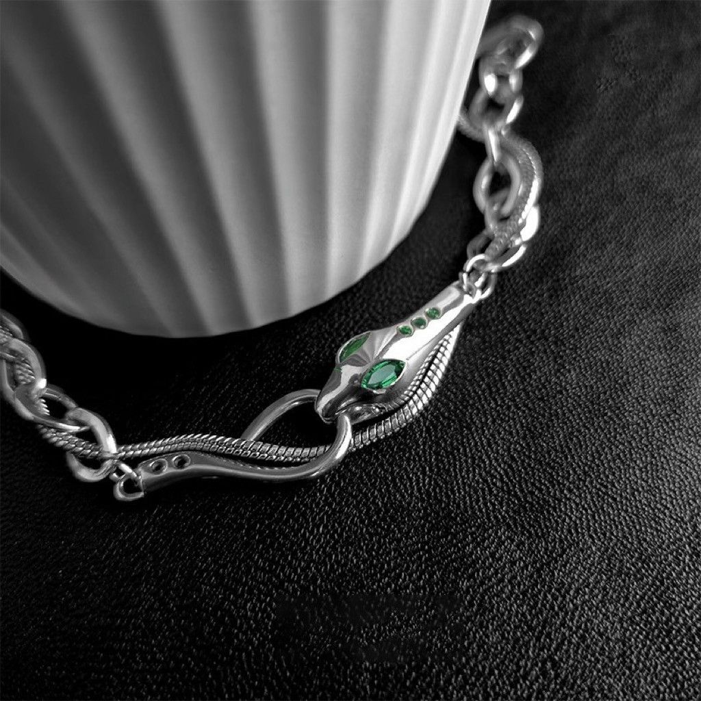 Other Link Chain Snake Bracelet for Men Women Unisex Hip Hop Style Size ONE SIZE - 2 Thumbnail