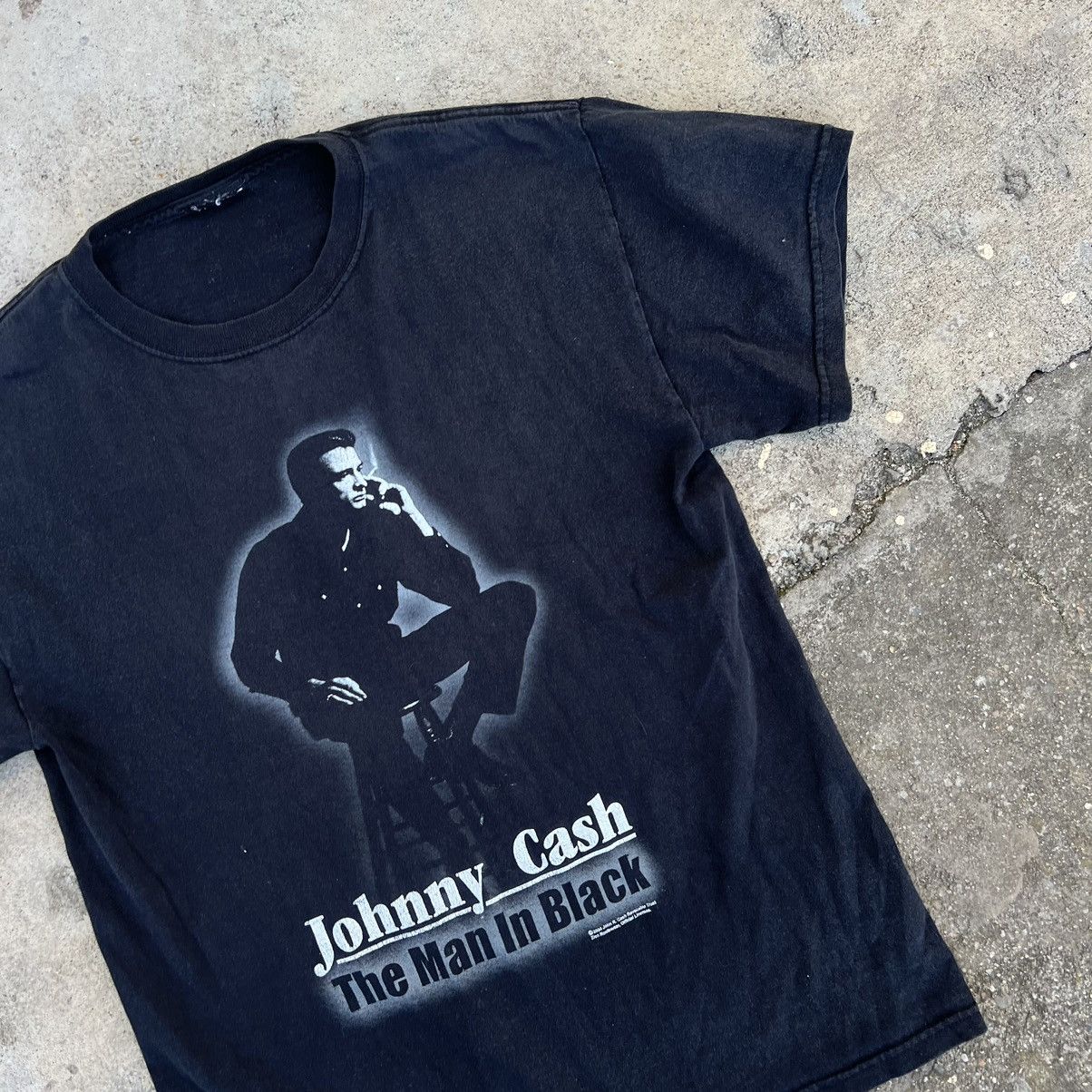 Band Tees × Vintage × Zion Rootswear Vintage 2004 Johnny Cash T-Shirt Size US M / EU 48-50 / 2 - 3 Thumbnail