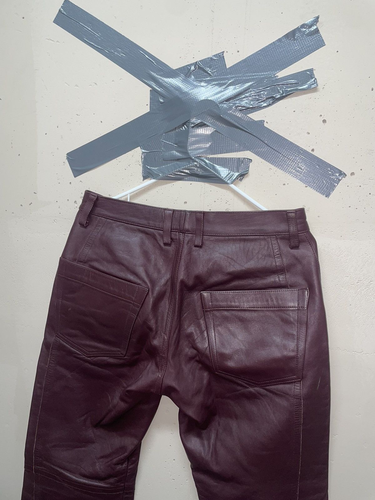 PPFM Ppfm japanese brand brown leather pants Size US 30 / EU 46 - 5 Thumbnail