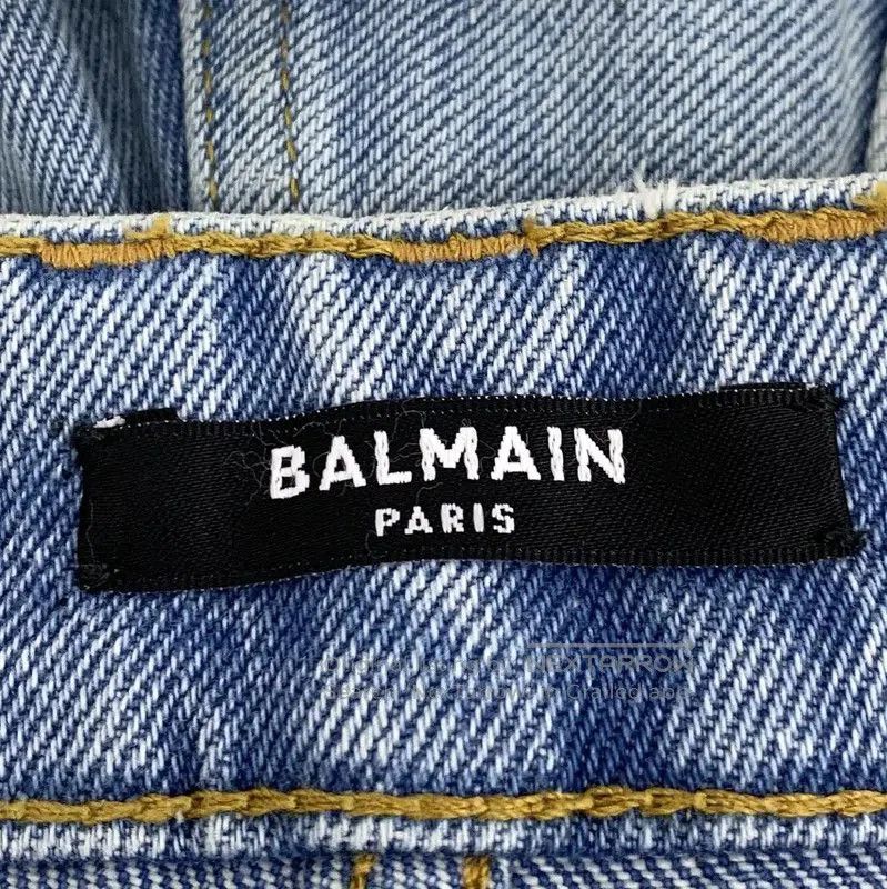 Balmain Balmain Blue Cotton Women's Shorts . Size 23" - 6 Thumbnail