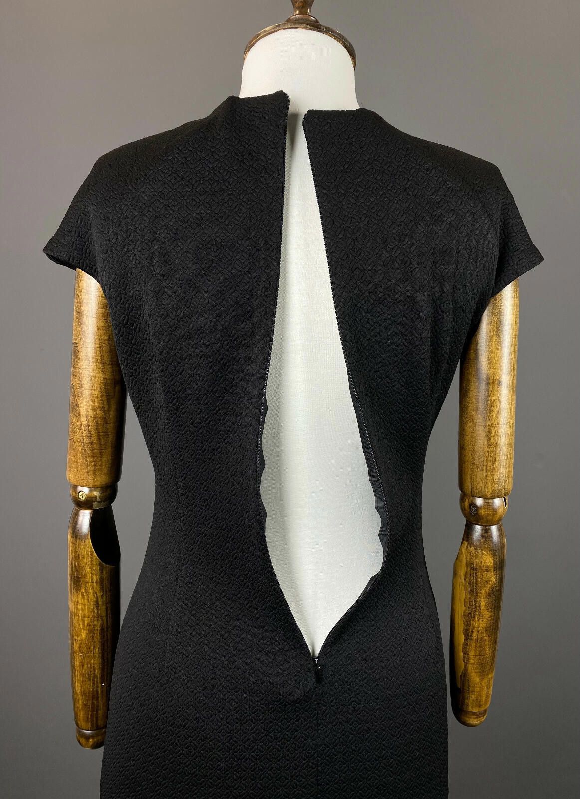 Designer Ladies Rinascimento Black Sleeveless A-Line Dress Size M Size M / US 6-8 / IT 42-44 - 9 Thumbnail