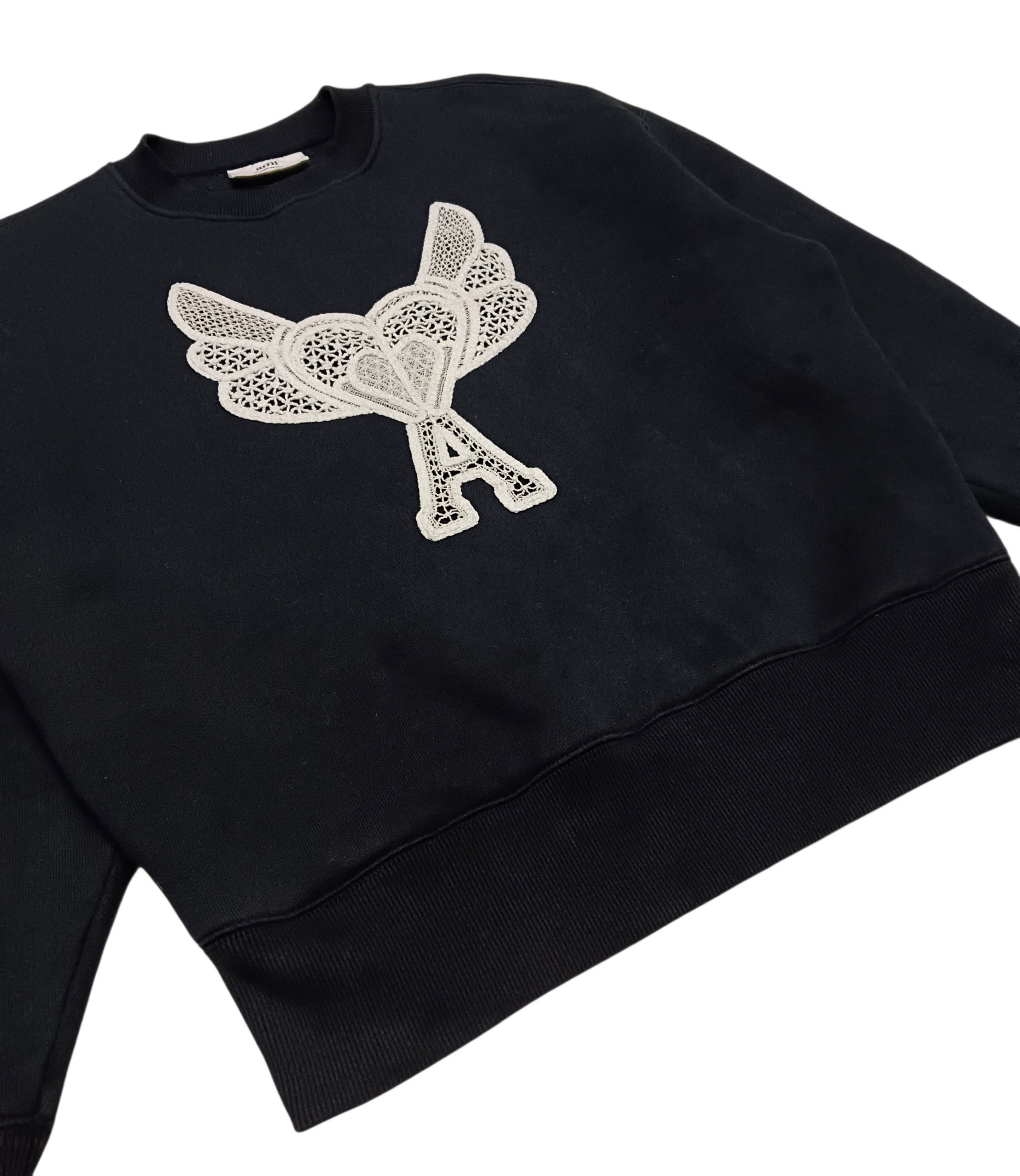 AMI AMI By Alexandre Mattiussi Center Logo Sweatshirt Size US XS / EU 42 / 0 - 3 Thumbnail