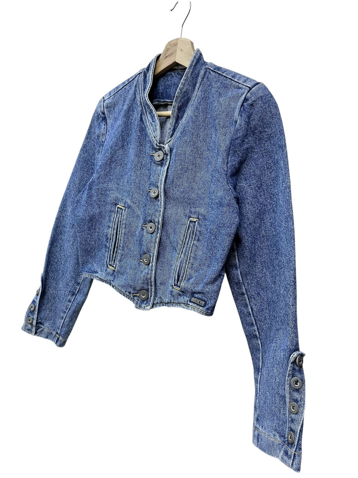 Guess Vtg 80s Guess Georges Marciano Denim Jacket Made in USA Sz S Size S / US 4 / IT 40 - 2 Thumbnail