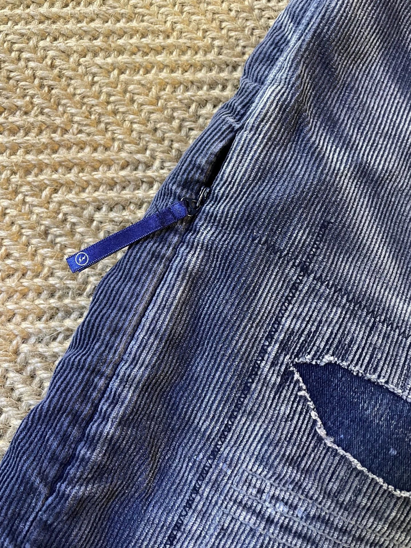 Vanquish DENIM BY VANQ & FRAGMENT Washed Corduroy Distressed Pant W36 Size US 36 / EU 52 - 4 Thumbnail