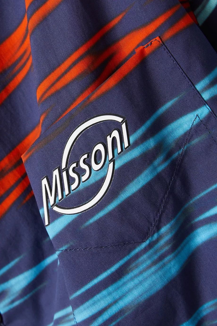 Missoni o1y0225 Logo Patterned Shirt in Multicolor Size US M / EU 48-50 / 2 - 4 Thumbnail