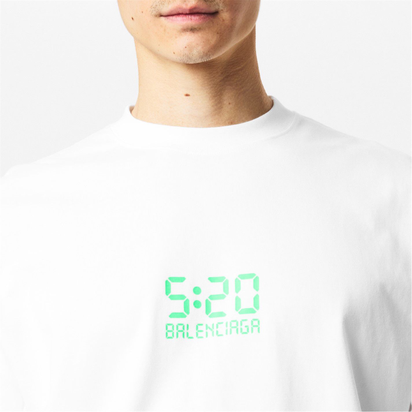 Balenciaga o1g2r1mq0226 Regular Fit T-Shirt In White Size US XS / EU 42 / 0 - 5 Thumbnail