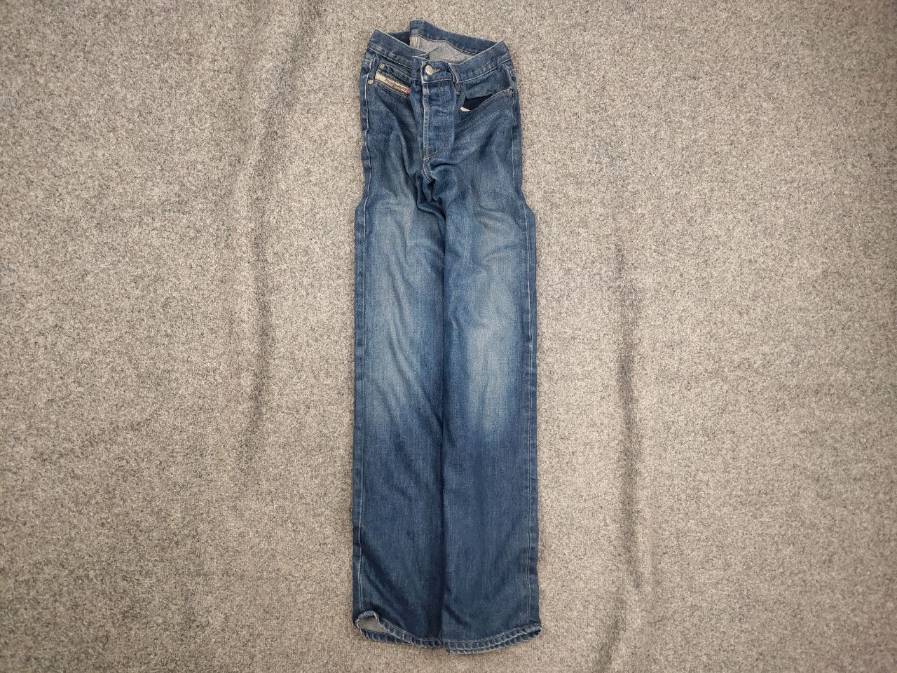 Diesel Vintage Diesel Industry Faded Denim Jeans Y2K Style Tapered Size US 32 / EU 48 - 1 Thumbnail