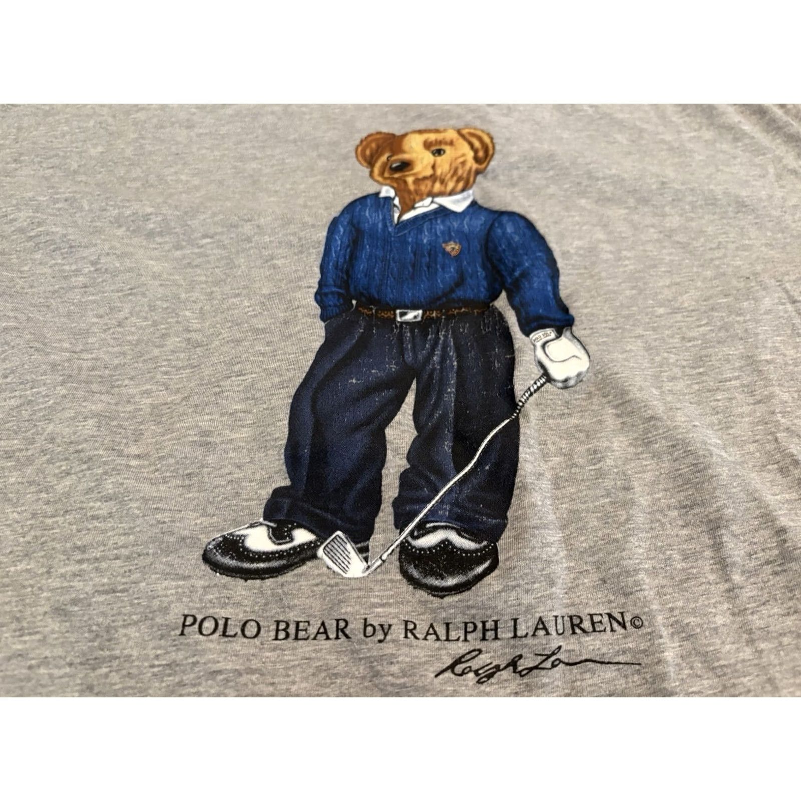 Polo Ralph Lauren Polo Ralph Lauren Golf Bear Cotton Short Sleeve Tee Shirt Gray L Mens Shirt Polo Ralph Lauren Golf Bear Graphic Cracking? Cotton Tee Shirt Gray Mens L Size US L / EU 52-54 / 3 - 2 Thumbnail