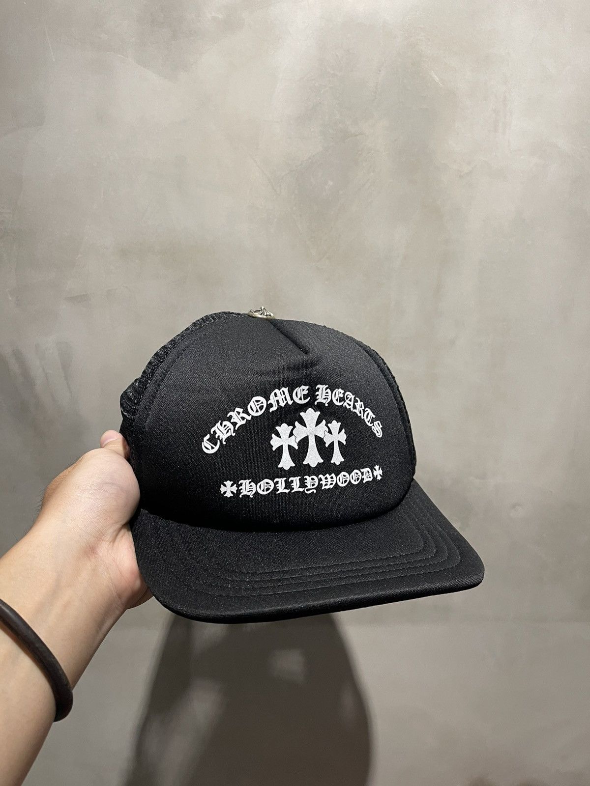 帽子 Chrome Hearts Trucker Cap King Black chrome-hearts-hollywood-cross-