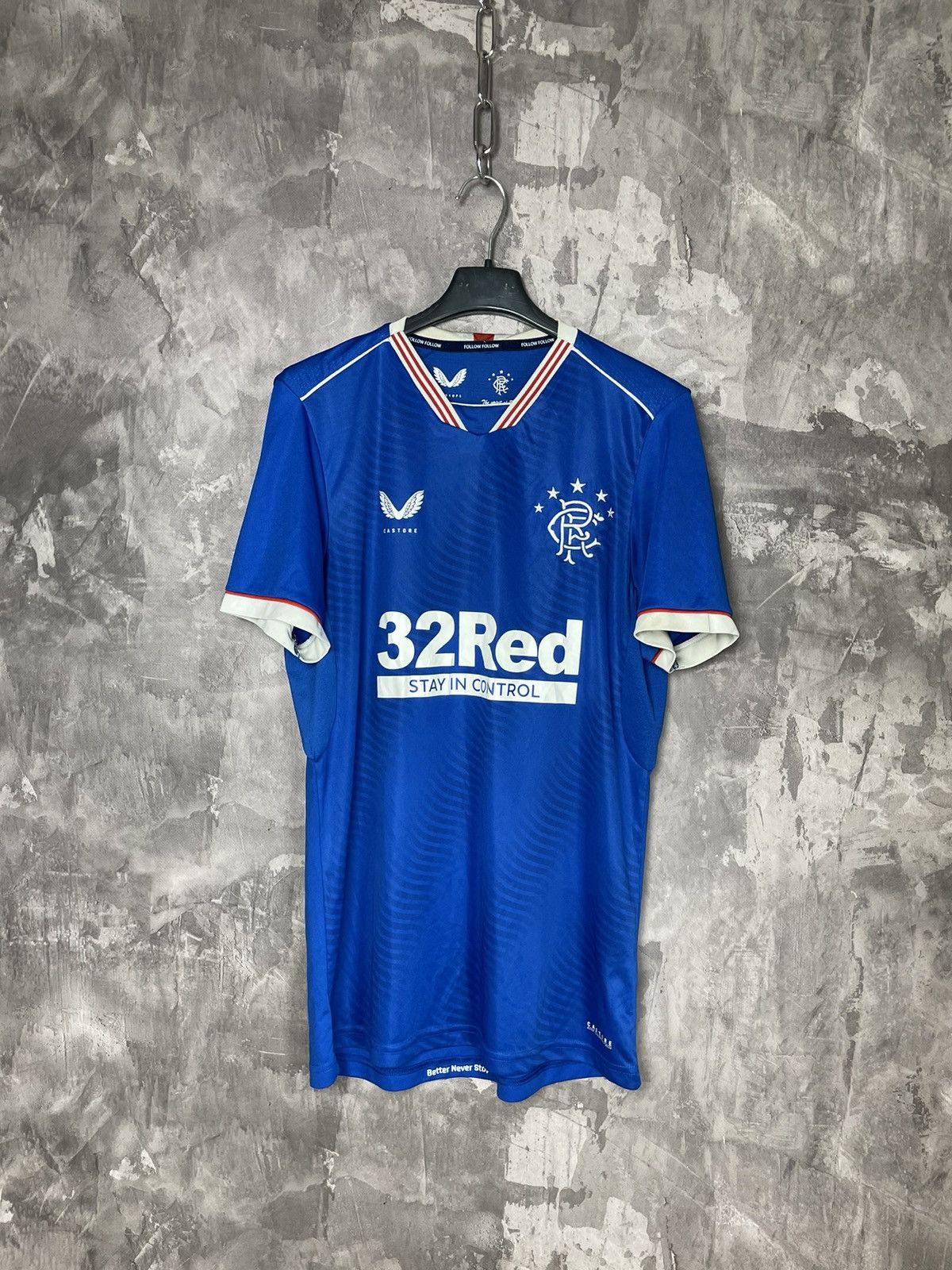 Vintage Rangers Glasgow Castore Blue Rare Soccer Jersey Size US S / EU 44-46 / 1 - 1 Thumbnail