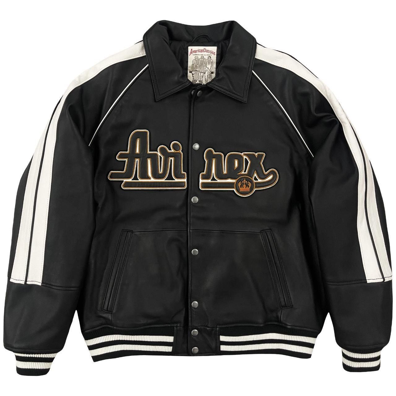 Avirex Avirex Leather Varsity Jacket | Grailed