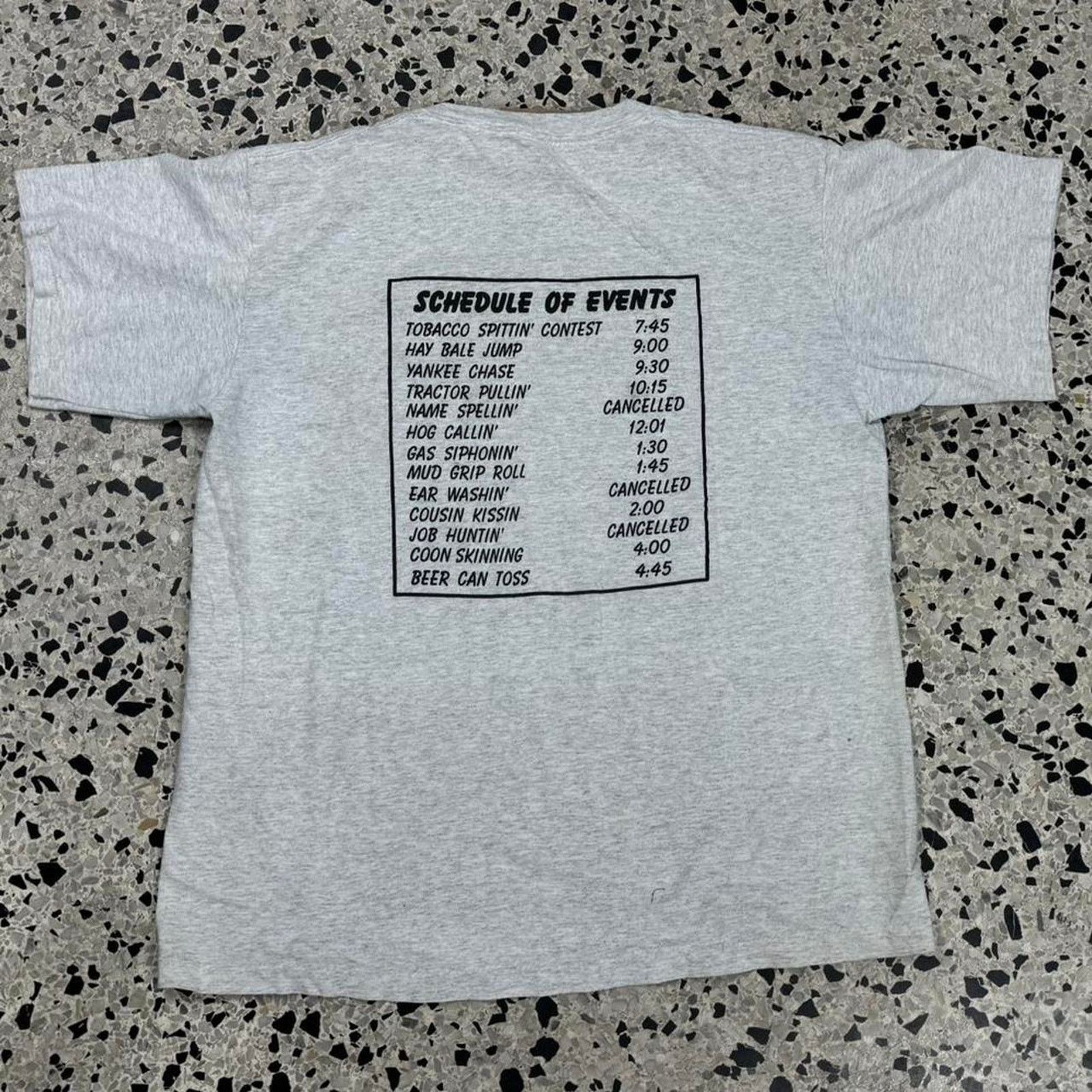 Vintage VINTAGE 90S SINGLE STITCH 1996 ALABAMA REDNECK OLYMPICS TEE: Size US L / EU 52-54 / 3 - 5 Thumbnail
