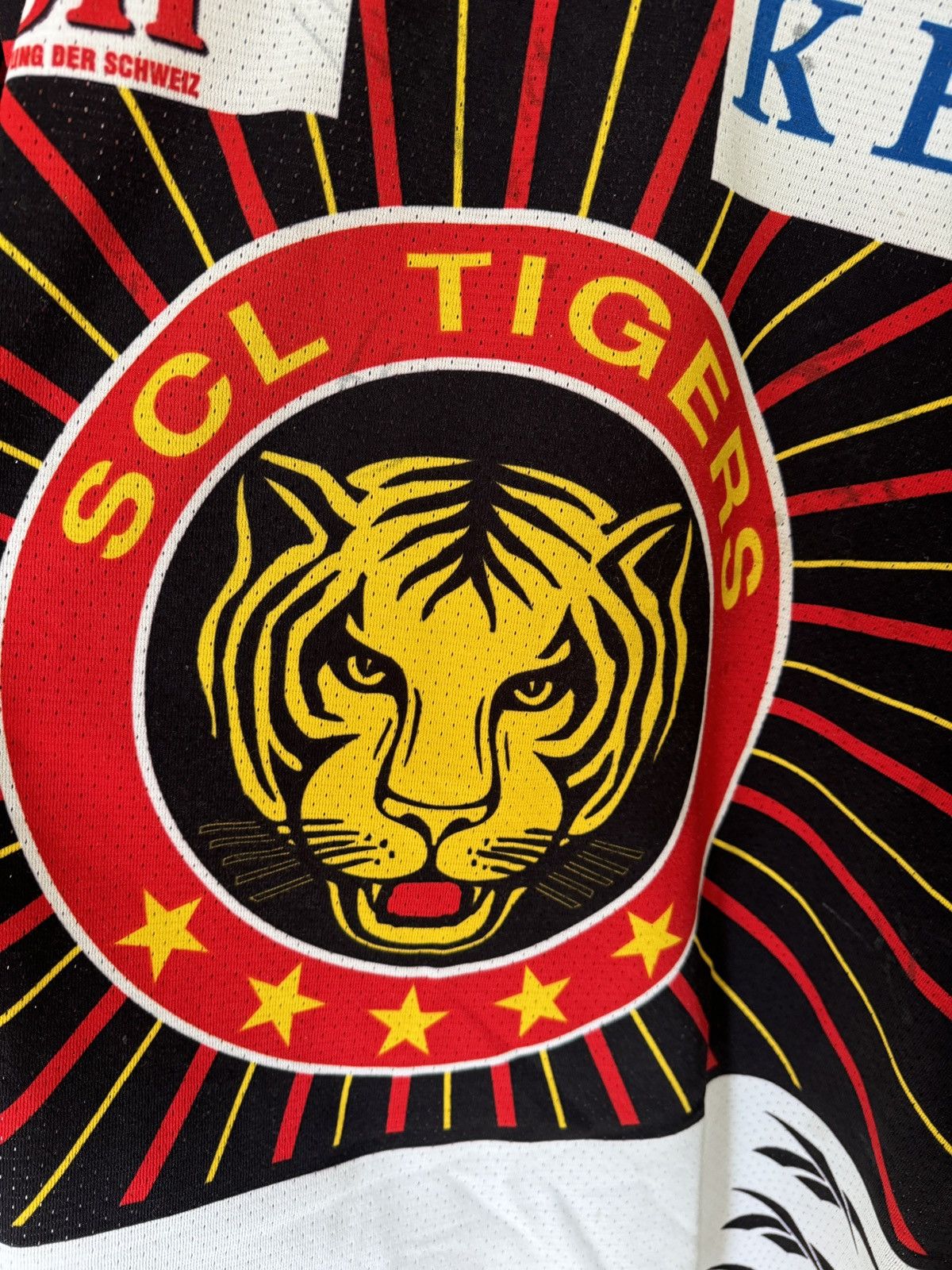 Vintage Vintage SCL Tigers retro Ice Hockey Jersey with autographs Size US XL / EU 56 / 4 - 13 Thumbnail