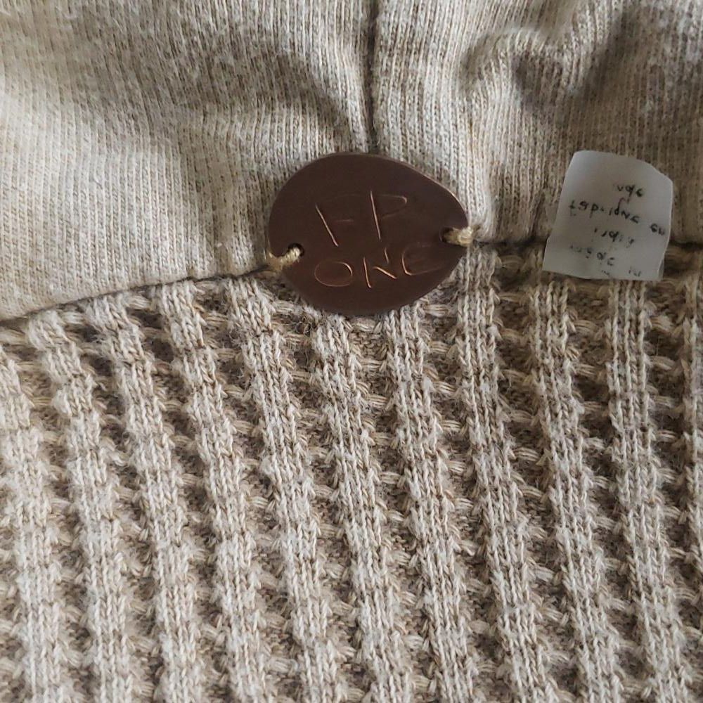 Free People CT1931 Free People Tan Zip Front Hoodie Size M / US 6-8 / IT 42-44 - 7 Thumbnail