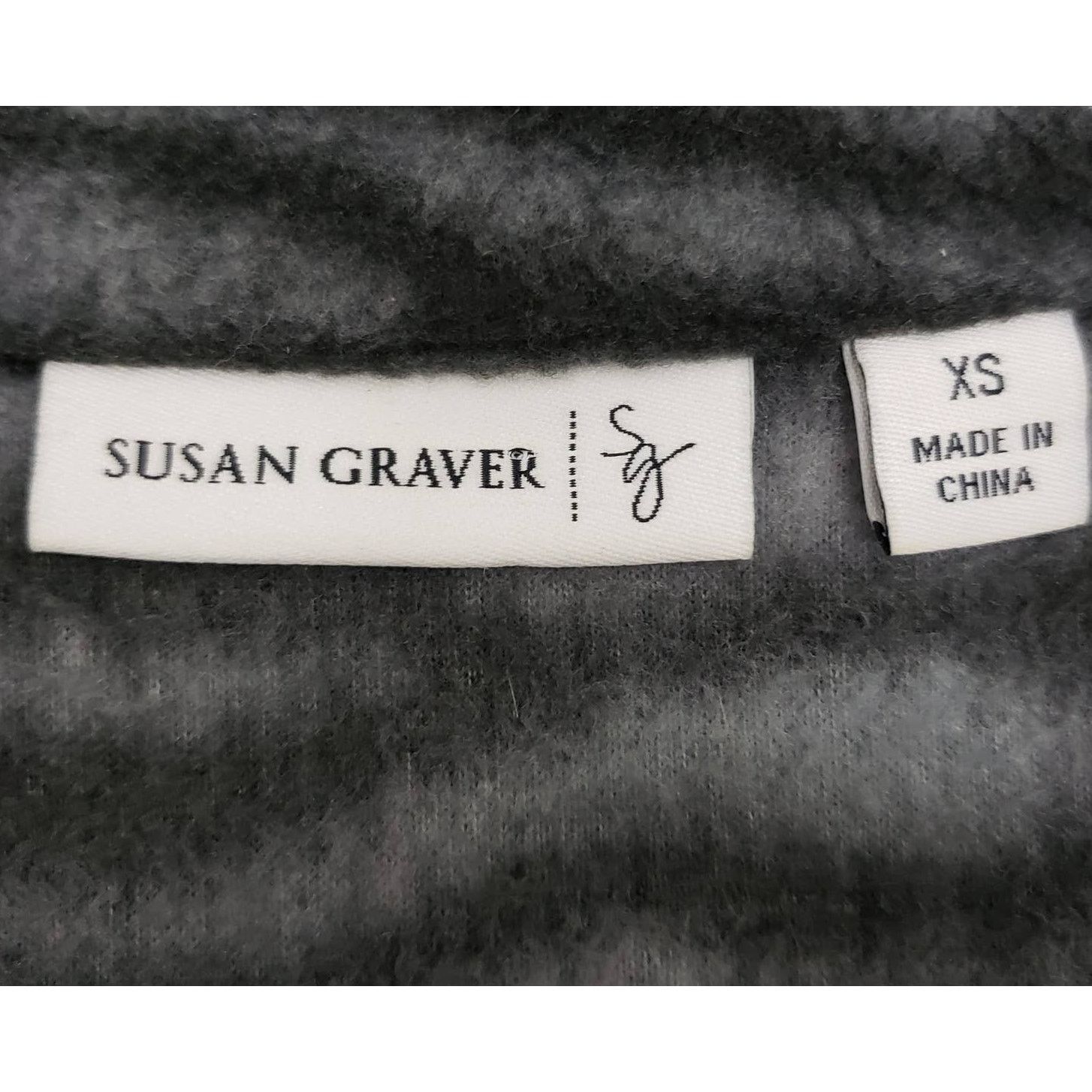 Other Susan Graver Animal Print Fleece Jacket Oversized Notch Coll Size XS / US 0-2 / IT 36-38 - 8 Thumbnail