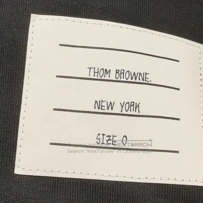 Thom Browne Thom Browne Cotton color striped round neck T-shirt Size US XS / EU 42 / 0 - 3 Thumbnail