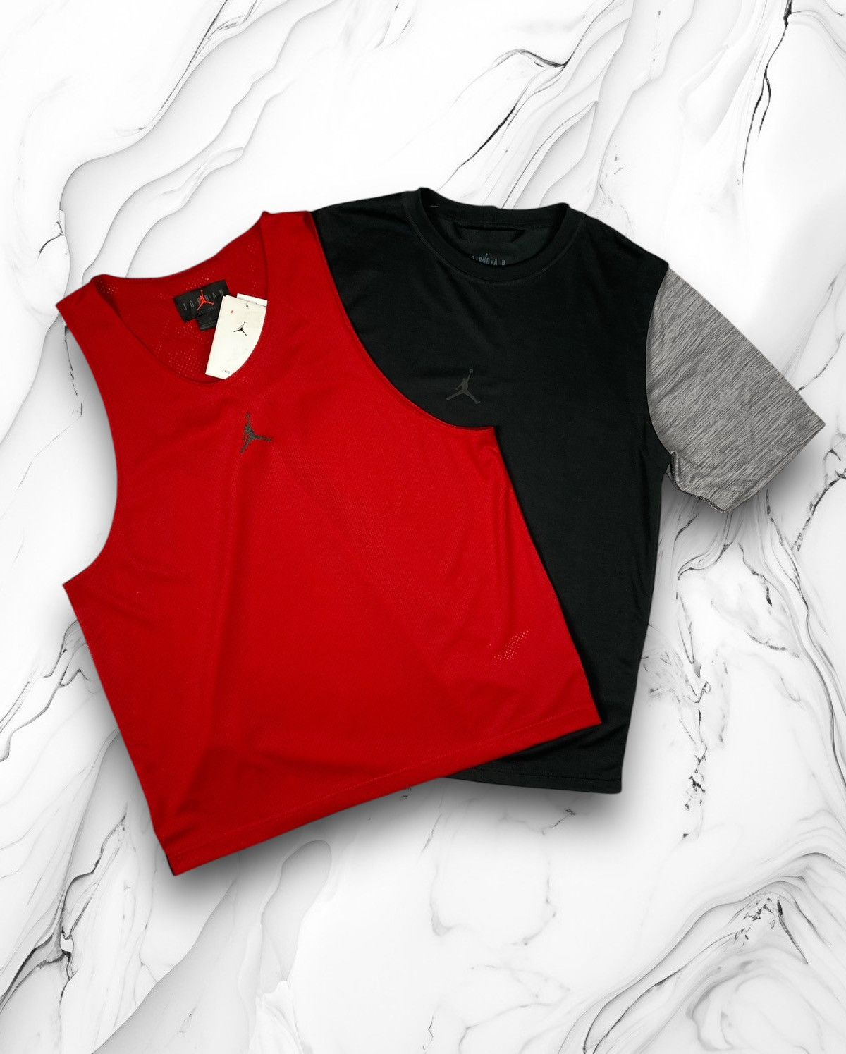 Jordan Brand × Nike Nike Jordan Dri Fit Basketball Combo Statement Tank Top Tee Size US M / EU 48-50 / 2 - 1 Thumbnail