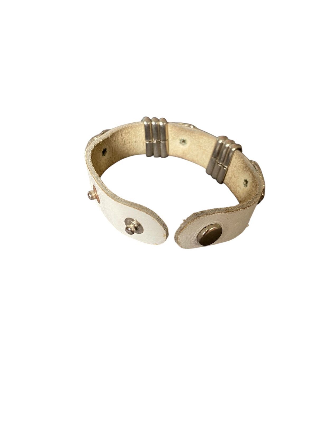 Japanese Brand × Leather Leather bracelet with swarowski Size ONE SIZE - 3 Thumbnail