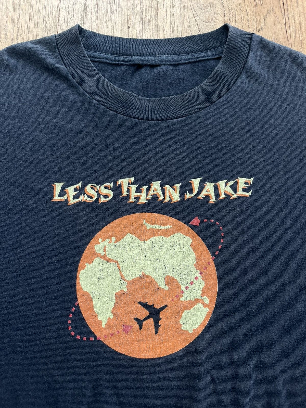 Vintage Vintage LESS THAN JAKE Gainesville Rock City 90’sband Tshirt Size US XL / EU 56 / 4 - 6 Thumbnail