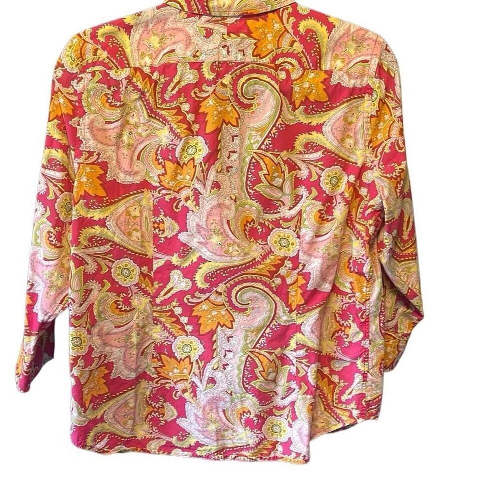 Polo Ralph Lauren Ralph Lauren, cotton paisley blouse, size, medium Size M / US 6-8 / IT 42-44 - 2 Thumbnail