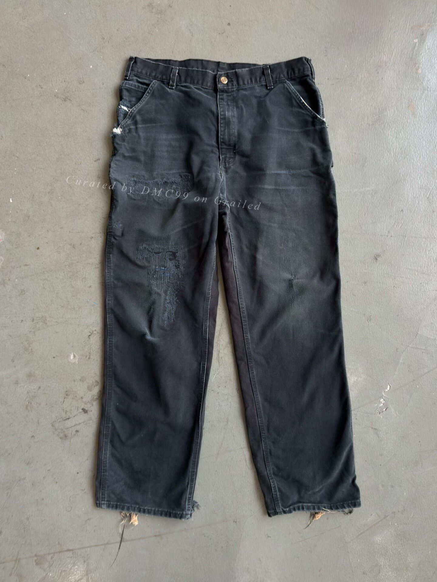 Vintage Vintage Carhartt B11 Black Pants Size US 38 / EU 54 - 1 Thumbnail