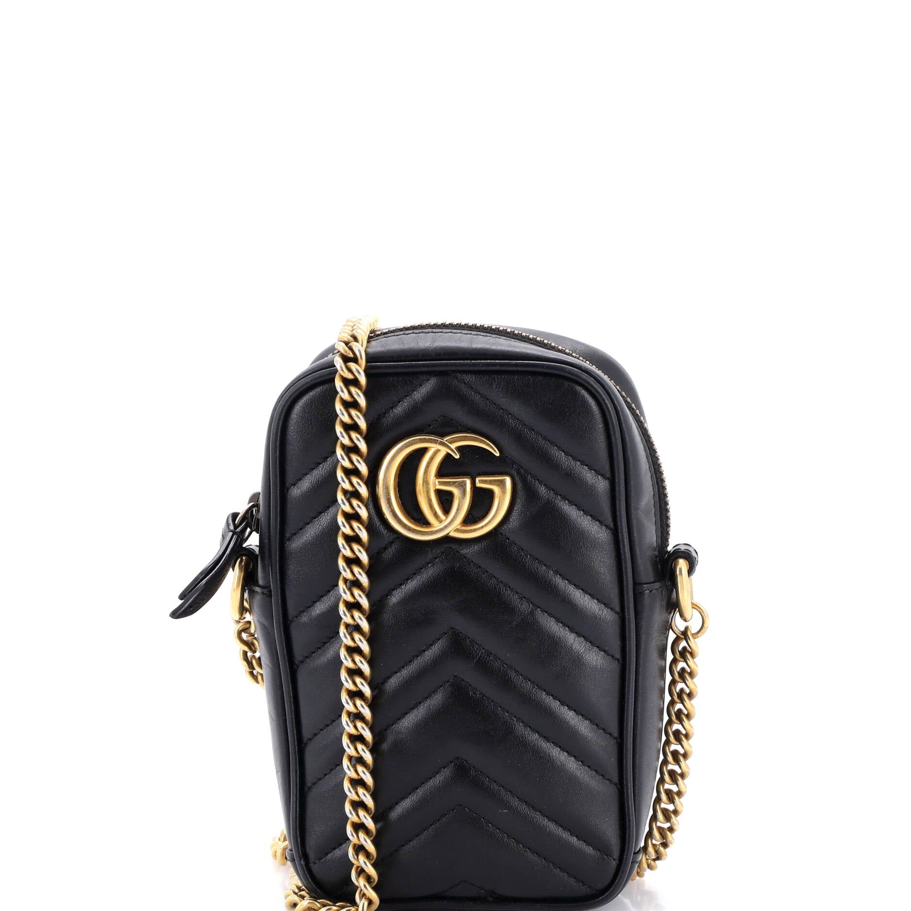 Gucci GG Marmont Vertical Phone Crossbody Bag Size ONE SIZE - 1 Thumbnail