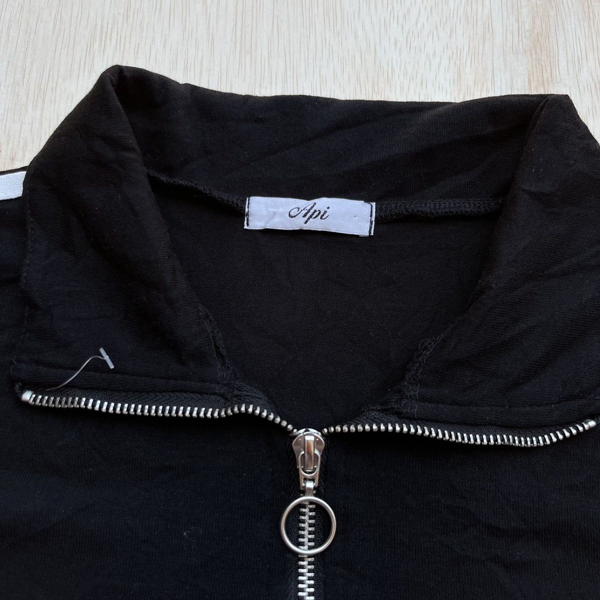 Hysteric Glamour API JAPANESE BRAND HALF ZIP SIDE KICK BOXY FIT SHORT SLEEVE Size US L / EU 52-54 / 3 - 3 Thumbnail