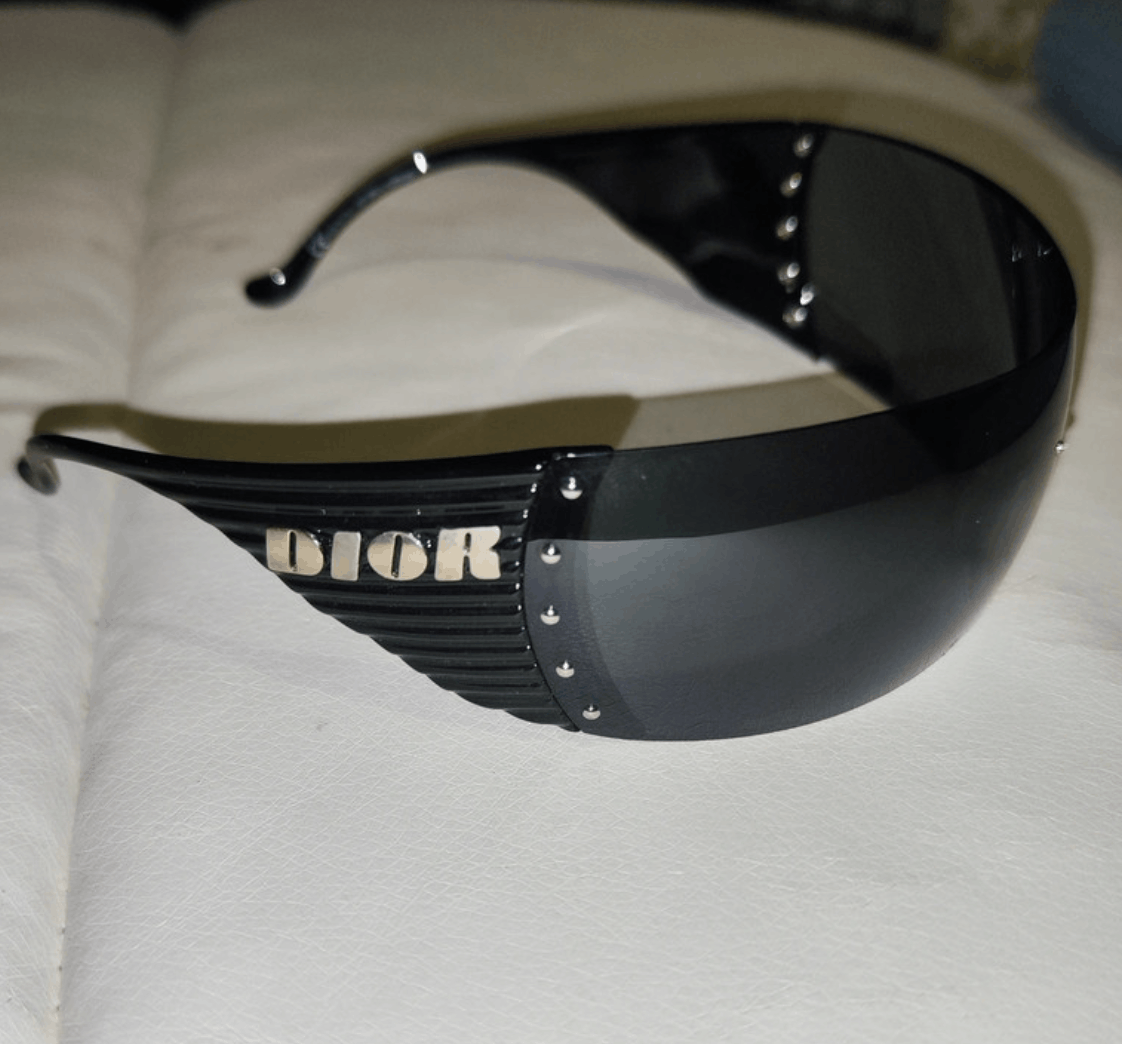 Dior DIOR Sunglasses Bike 4 Wrap Shield Mask Ski Galliano Era Size ONE SIZE - 2 Thumbnail