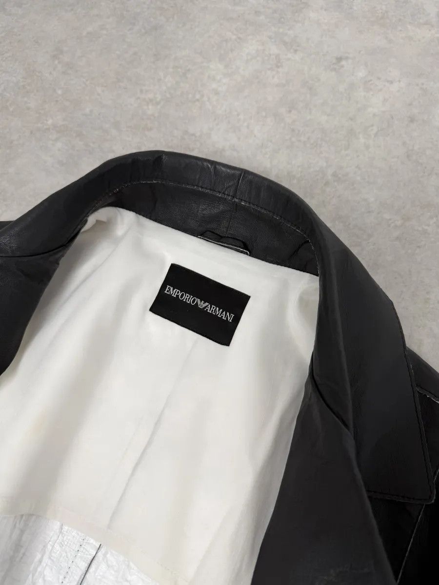 Emporio Armani SS2013 Emporio Armani Black Eroded Blazer Officer Jacket Size US M / EU 48-50 / 2 - 10 Thumbnail