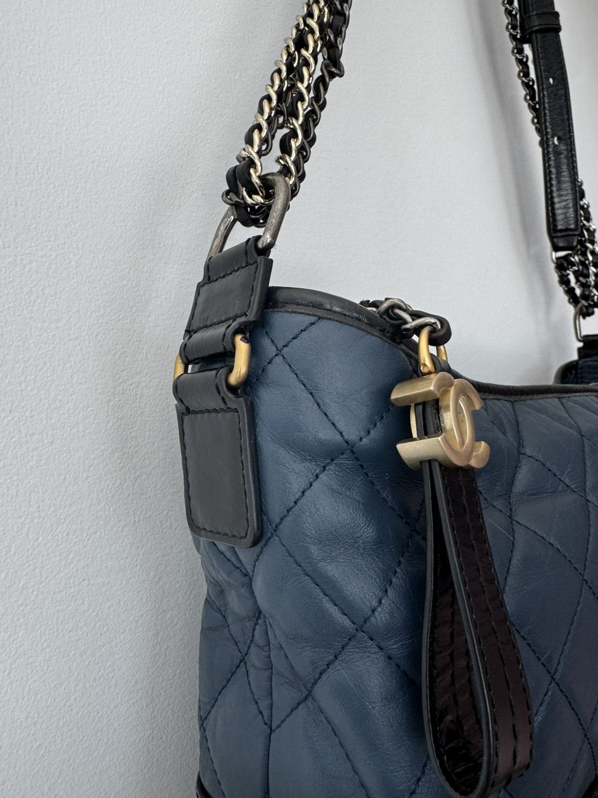 Chanel Chanel Navy Gabrielle Hobo Small Shoulder Bag Size ONE SIZE - 10 Thumbnail