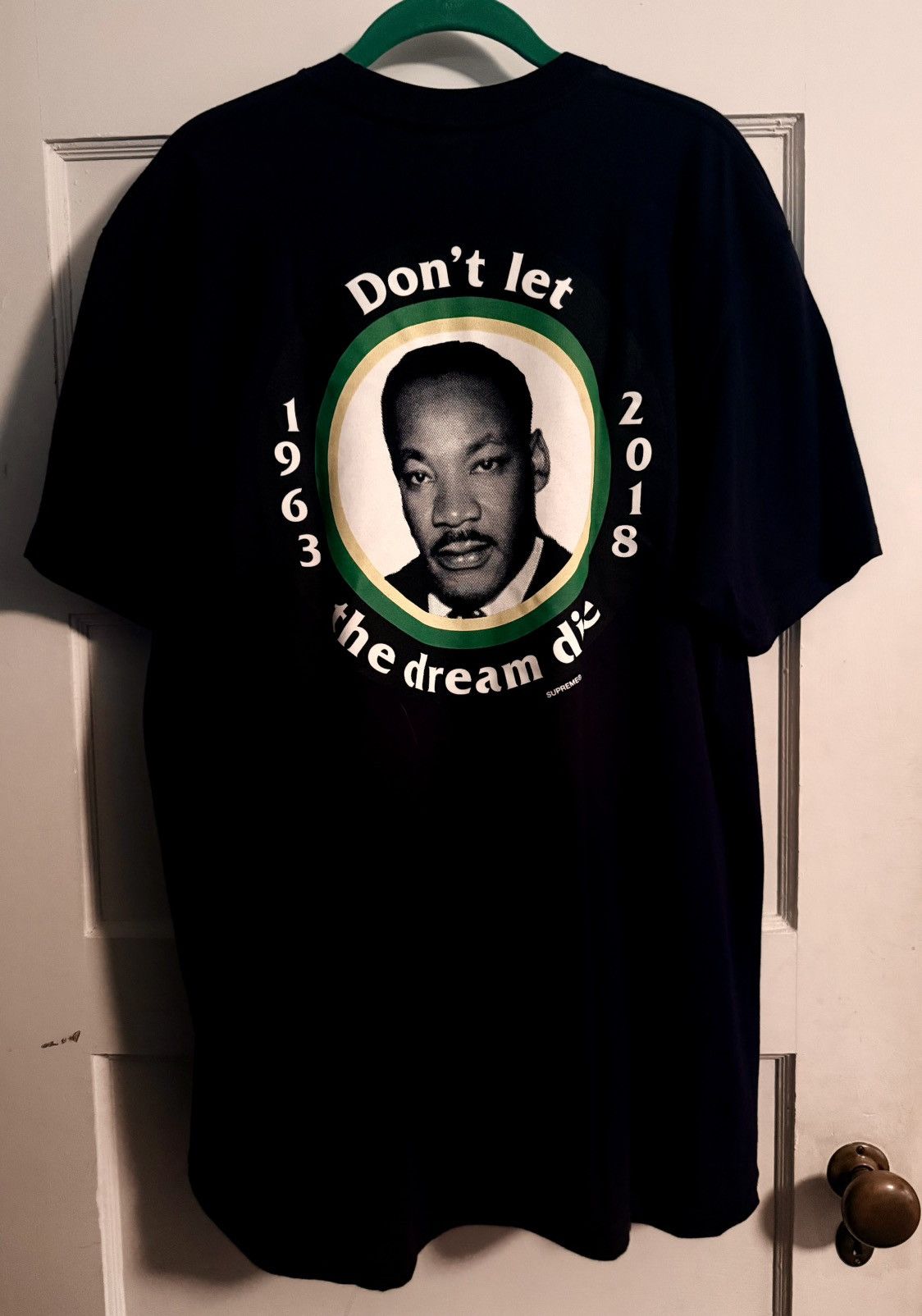 Supreme Supreme MLK Dream Tee Shirt [Navy] Size US L / EU 52-54 / 3 - 1 Thumbnail