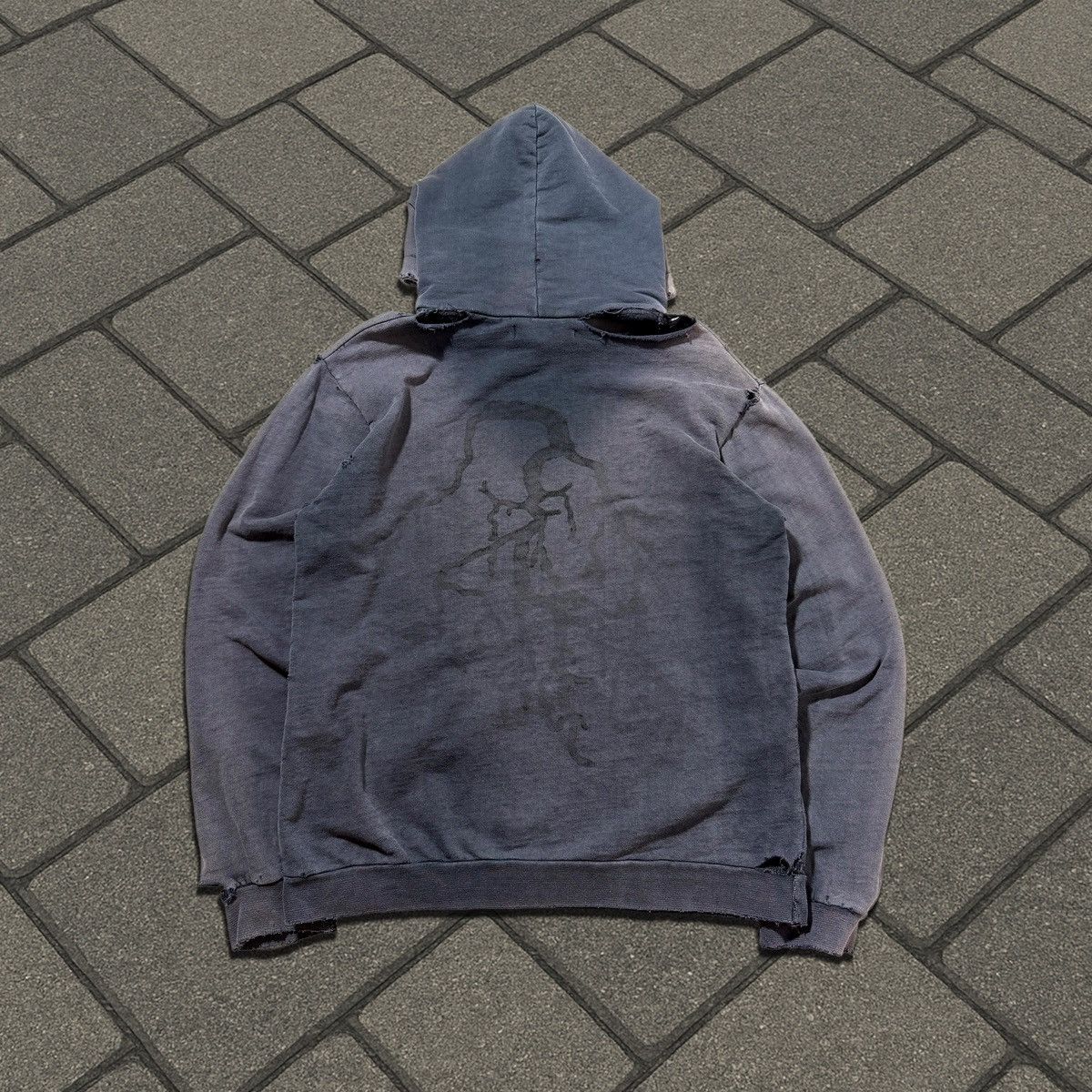 Raf Simons AW02 Raf Simons Black Virginia Creeper Roots Hoodie Size US S / EU 44-46 / 1 - 1 Thumbnail