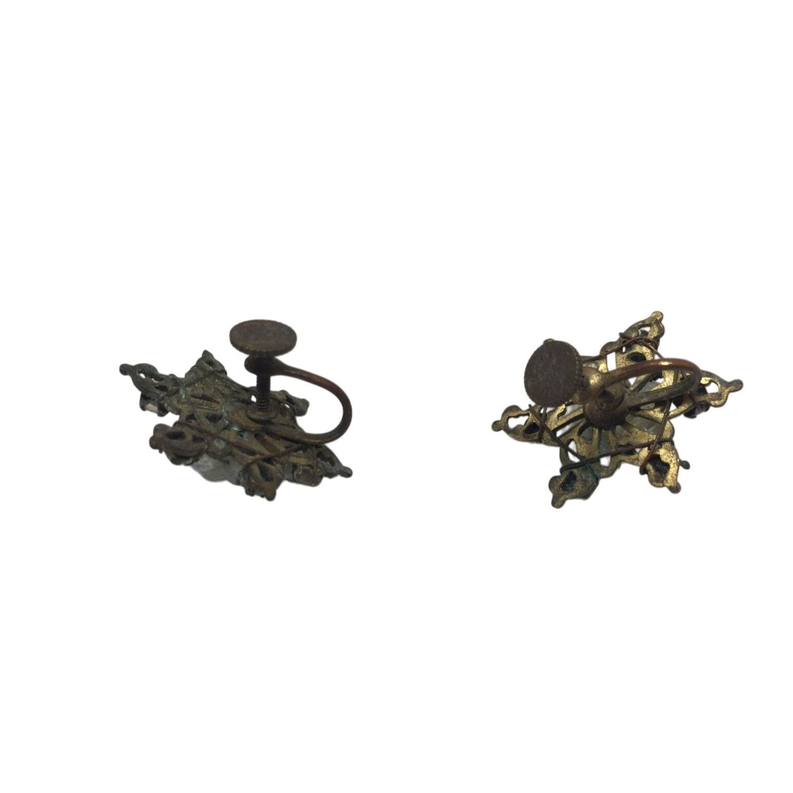 Other Women's Gold Tone Screw Back Earrings Size ONE SIZE - 2 Thumbnail