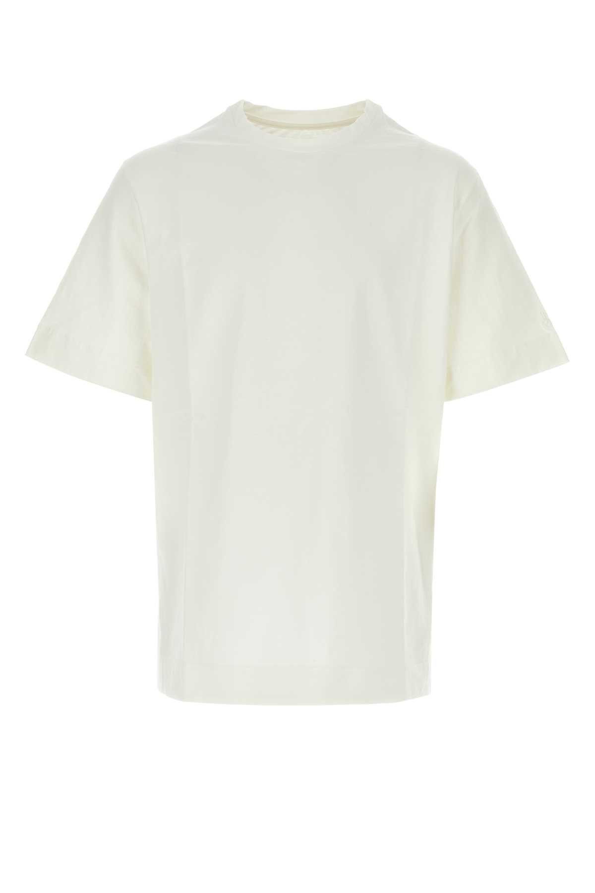 image of Jil Sander White Stretch Cotton Oversize T-Shirt, Men's (Size Large)