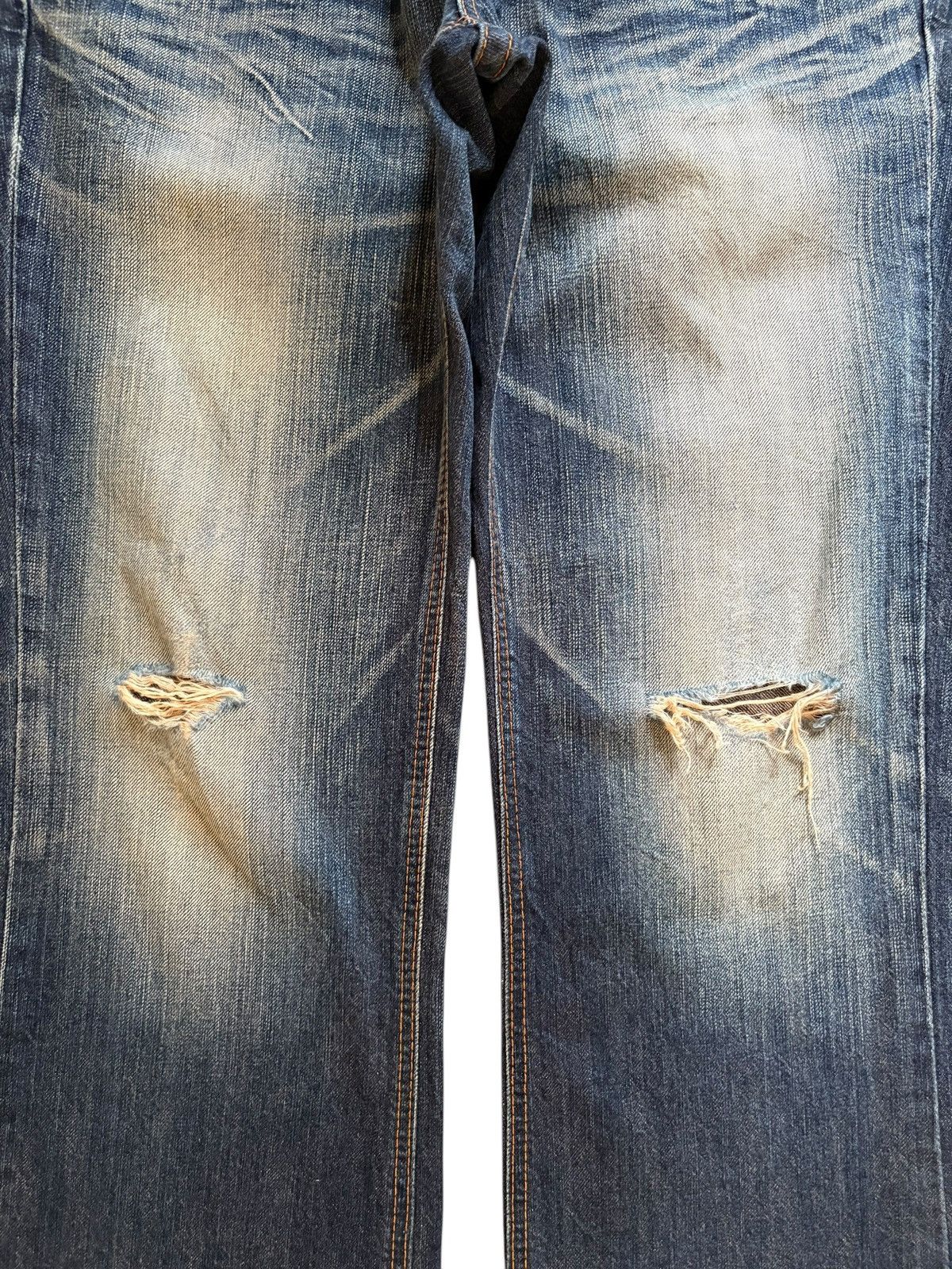 Edwin × Japanese Brand Exclusive Vintage Edwin XV Rusty Wash Bootcut Flare Jeans Size US 31 - 5 Thumbnail