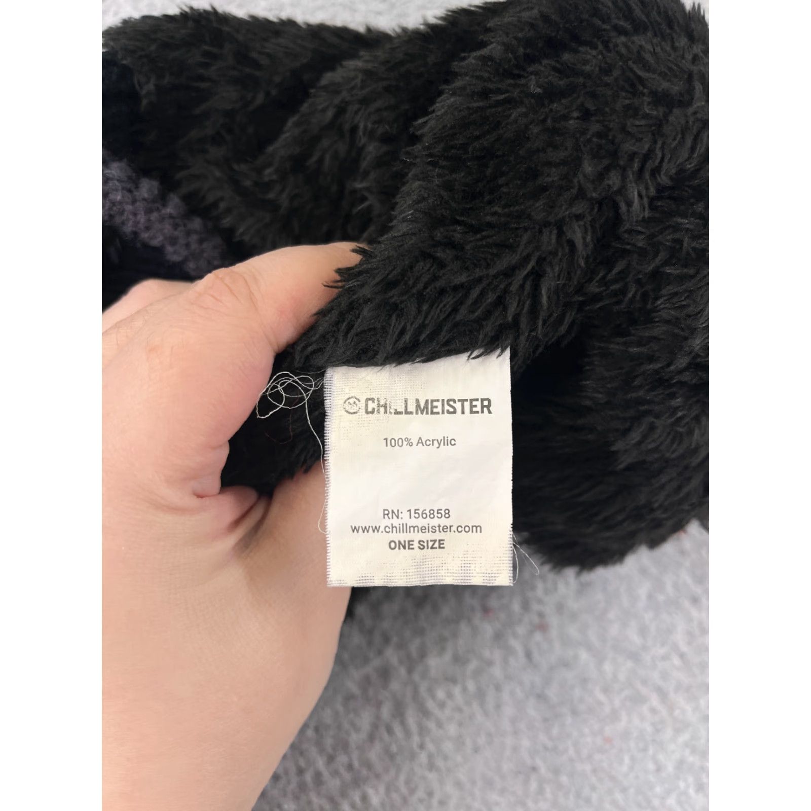 Vintage Chillmeister Beanie Adult One Size Black Gray Cable Knit 100% Acrylic Pom Hats Beanie Unisex Adults Knit Outdoor Ski Winter Mens Womens Girls Boys Size ONE SIZE - 7 Thumbnail