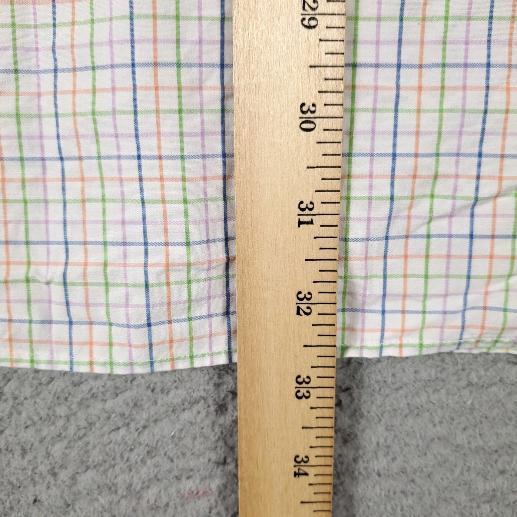 Ralph Lauren Ralph Lauren Dress Shirt Mens 16.5 Multicolor Long Sleeve Button-Down Cotton Classic American Mens Size 42R - 4 Thumbnail