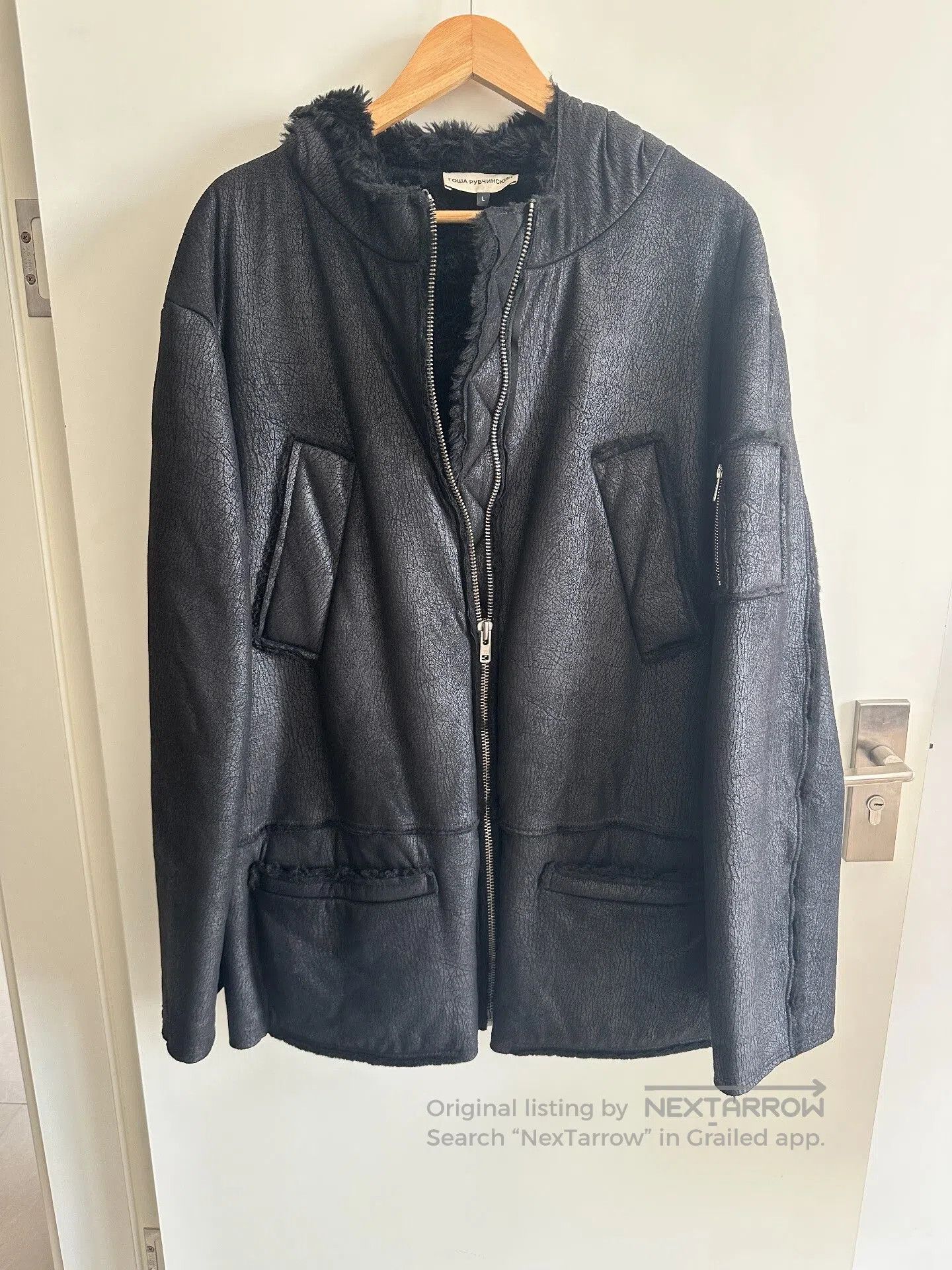 Gosha Rubchinskiy Full Fur Coat.