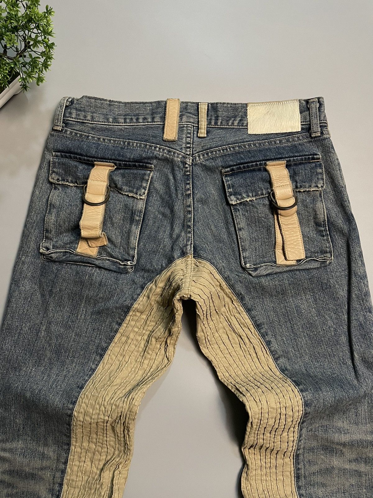 Japanese Brand Prigs Hybrid Panelled Denim Size US 32 / EU 48 - 16 Thumbnail