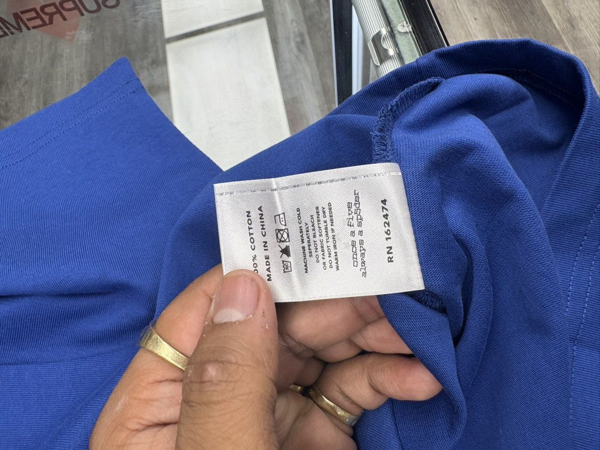 Sp5der BLUE TM TEE | SP5DER | KING SPIDER Size US L / EU 52-54 / 3 - 9 Thumbnail