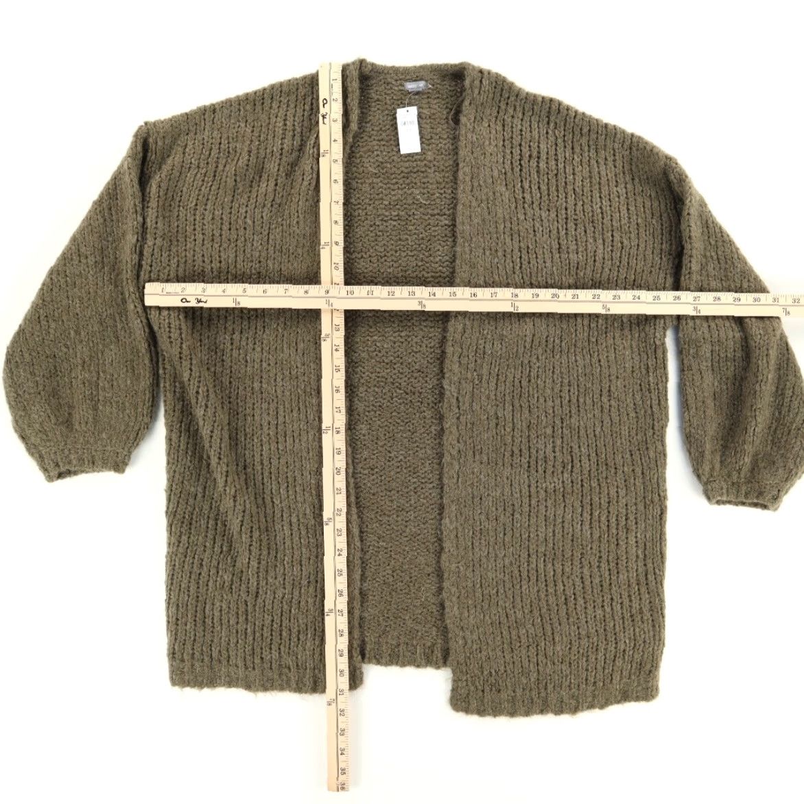 Vintage Aerie Droop Cardigan Wool Mohair Blend Green Women's M Cardigan Shirt Women M Green Size M / US 6-8 / IT 42-44 - 3 Thumbnail