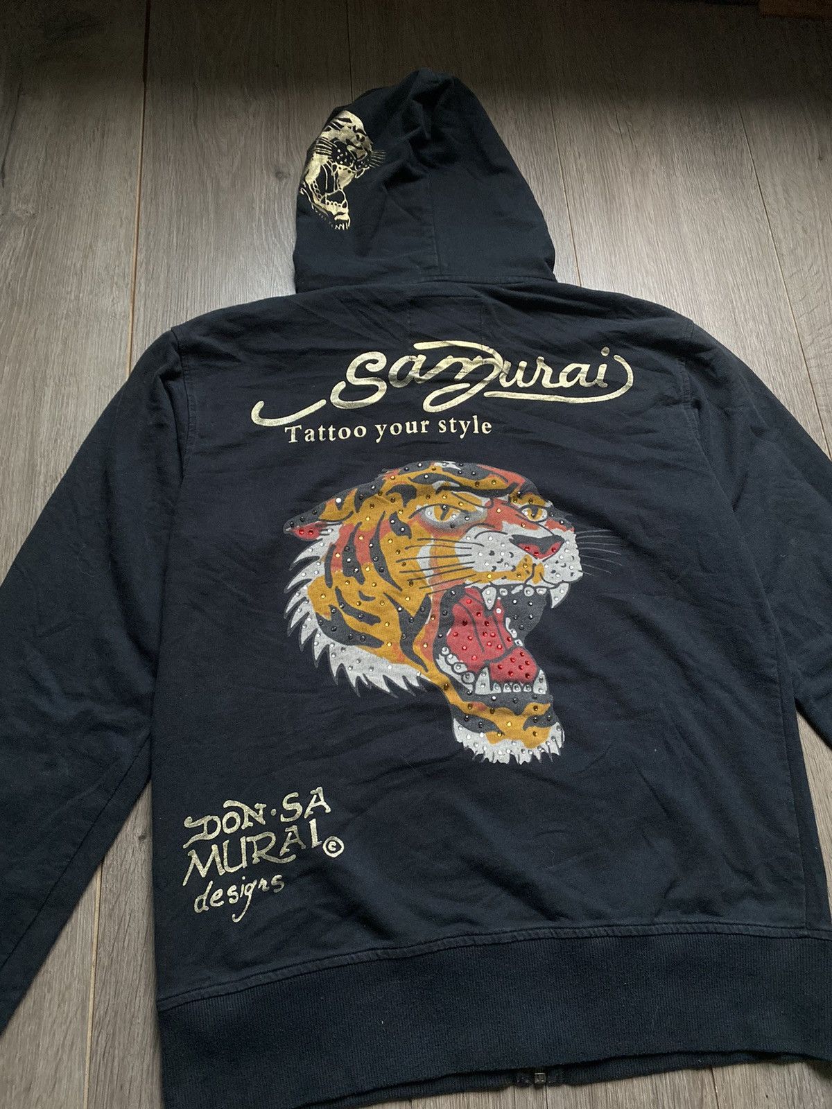 Ed Hardy Ed Hardy Samurai Zip Up Hoodie Ed Hardy Zip Hoodie Samurai Size US M / EU 48-50 / 2 - 8 Thumbnail